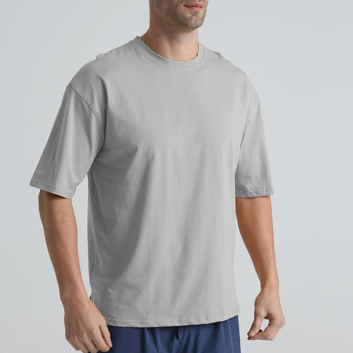 Herrer Behagelig Loose-Fit T-shirt lavet af kvalitetsbomuld Stilla