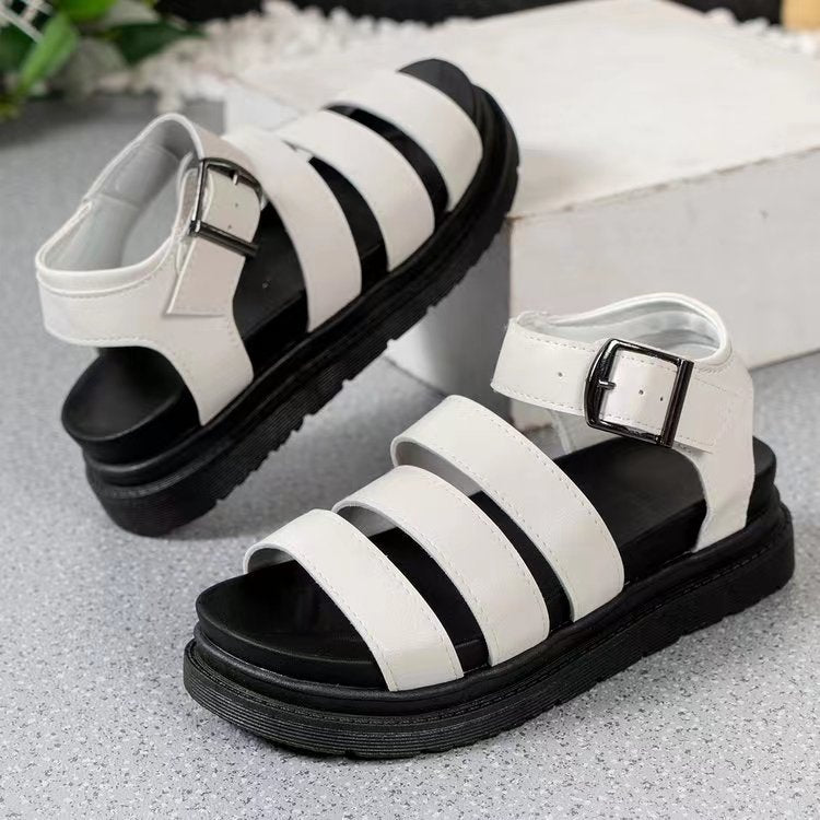 Dame sandaler med justerbar rem og ergonomisk sål Stilla