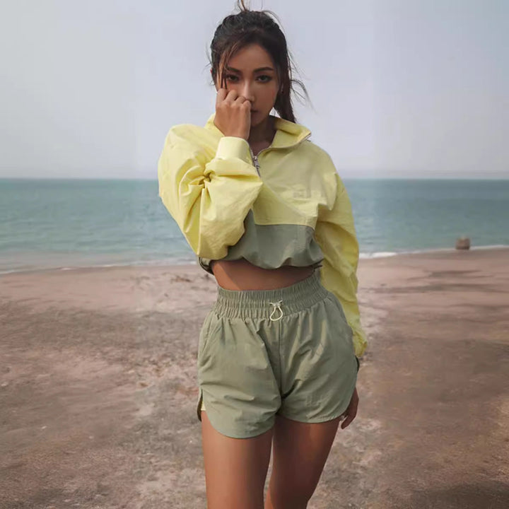 Stilla | Afslappet Kvinders Casual Top og Shorts Sæt