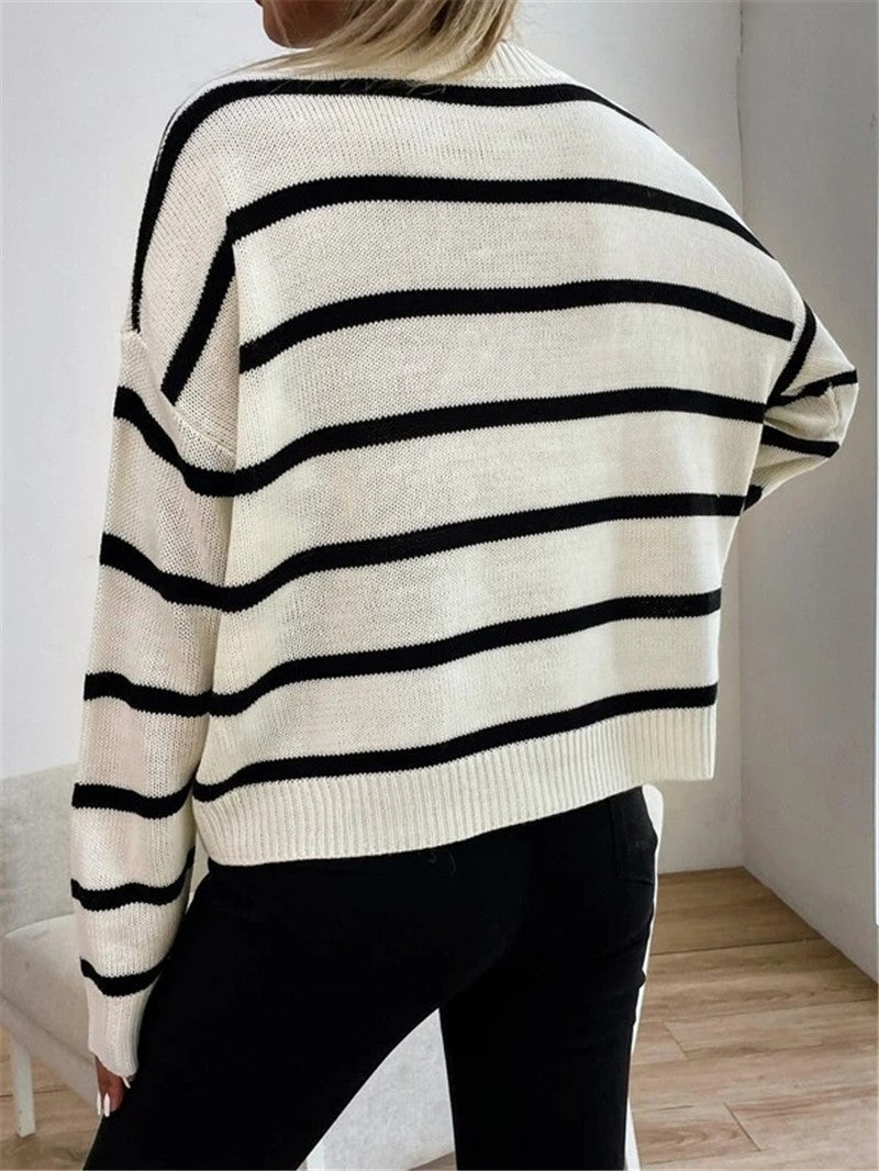 Stilla | Overdimensioneret Stribet Sweater