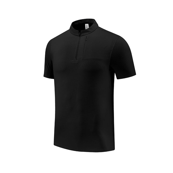 Herre funktions-T-shirt med ståkrave Stilla