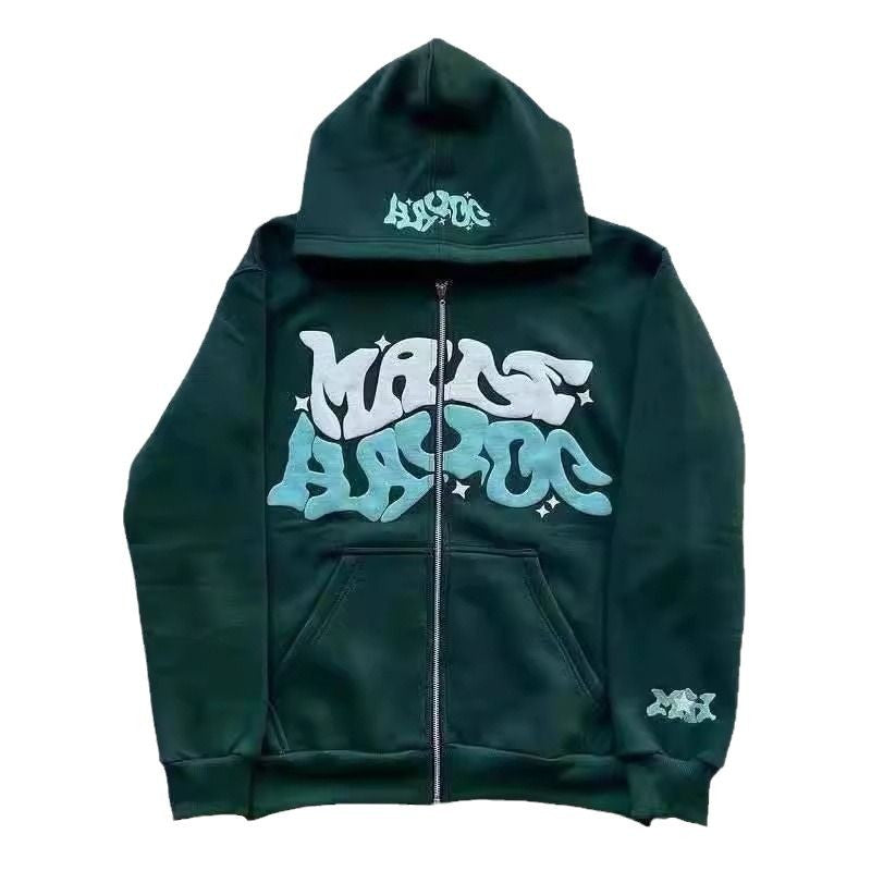 Kvinder Hoodie med unikt graffiti design Skovae