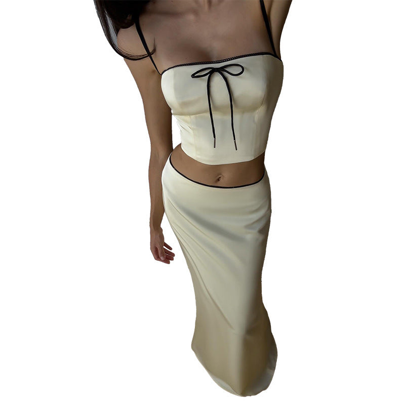 Dame Elegant To-delt A-linje Maxi Kjole Stilla