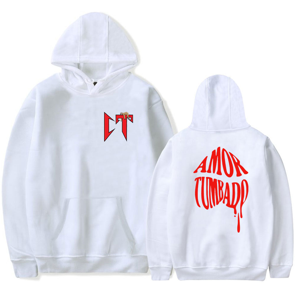 Damer hoodie med kreativ tekst Skovae