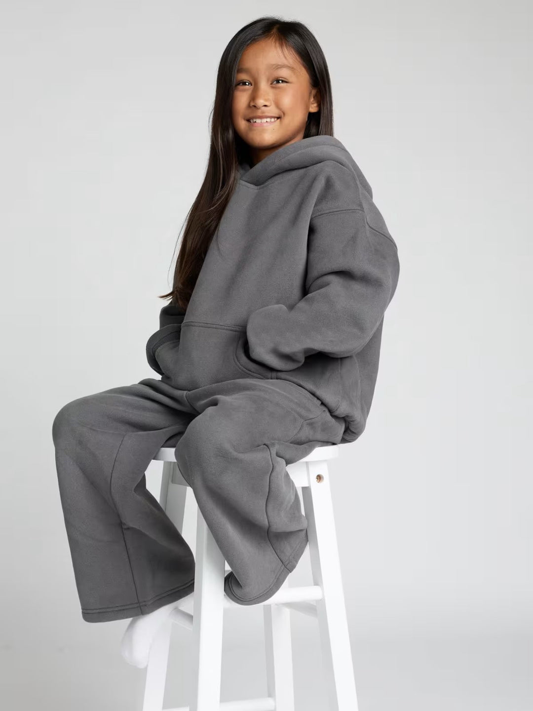 Kvinders oversized hoodie jumpsuit lavet af blødt fleece Skovae