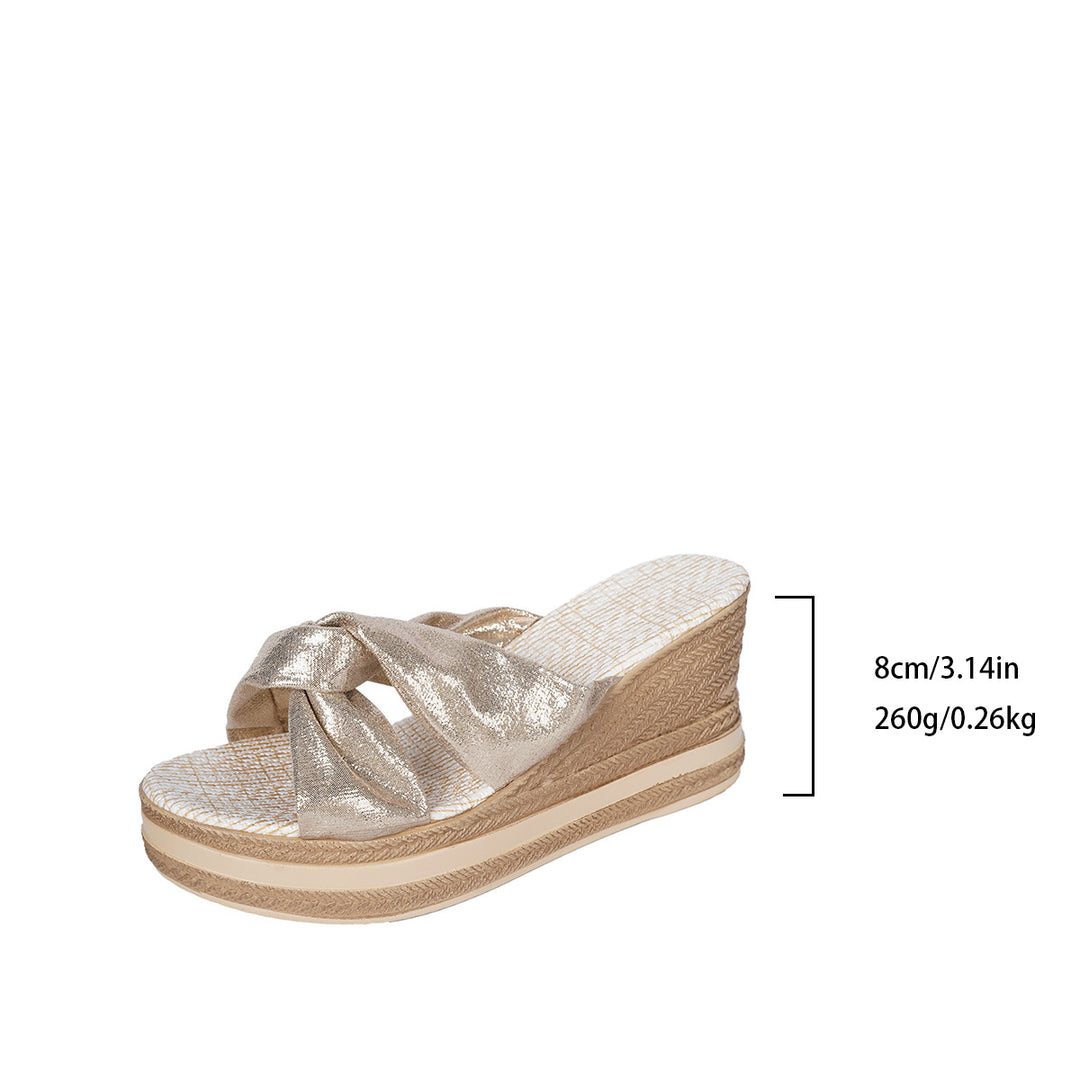 Dame Wedge-sandaler med elegant design og komfortabel fodseng Stilla