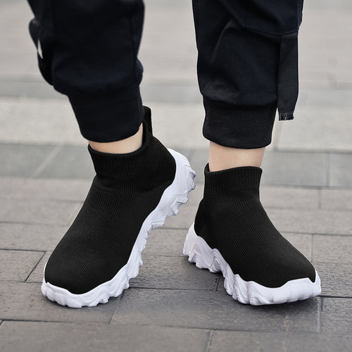 Herre High-Top Sok-Stil Sneakers Stilla