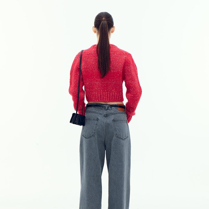 Damerne fashionable kort-cut sweater Stilla