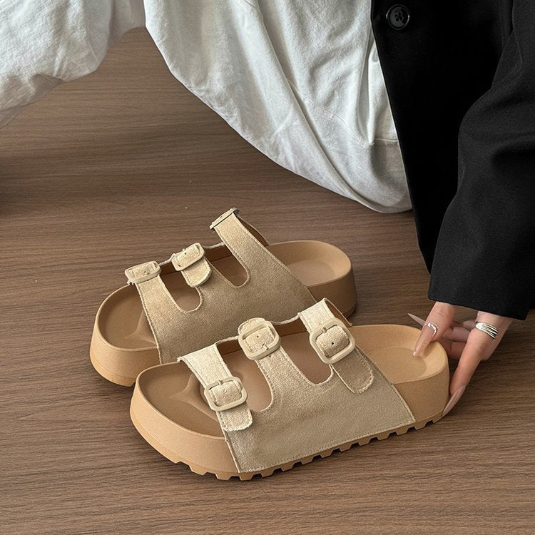 Dame modische Clogs med justerbare remme og komfortabel sål Stilla