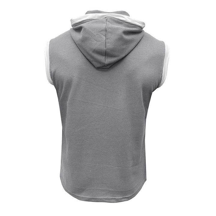 Herre Sporty Ærmeløst T-Shirt med Hætte Stilla