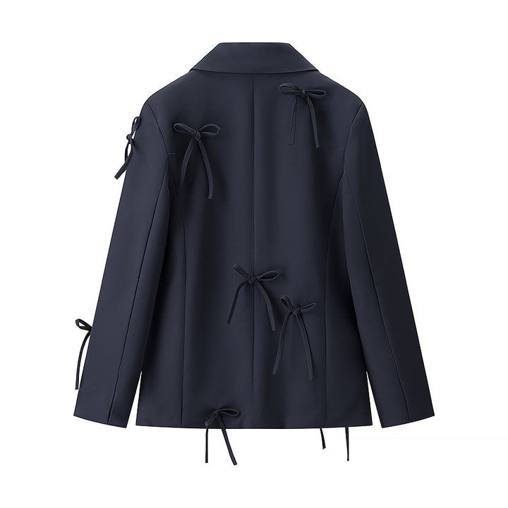 Femme Stilfuld Utility-Blazer med justerbare bindedetaljer Stilla