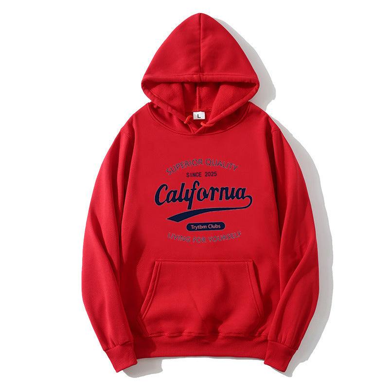 Kvindernes afslappede hoodie med kreativ tekst Skovae