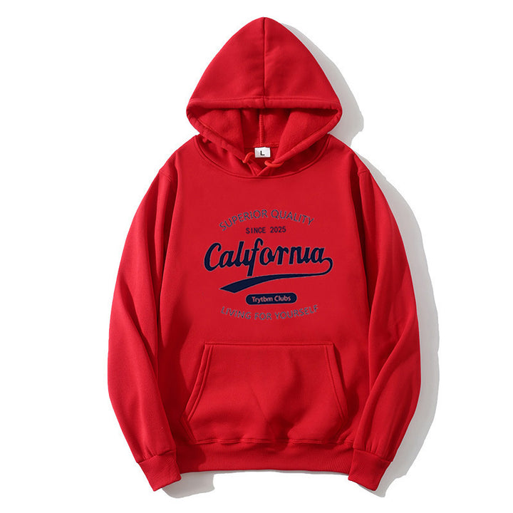 Kvindernes afslappede hoodie med kreativ tekst Skovae