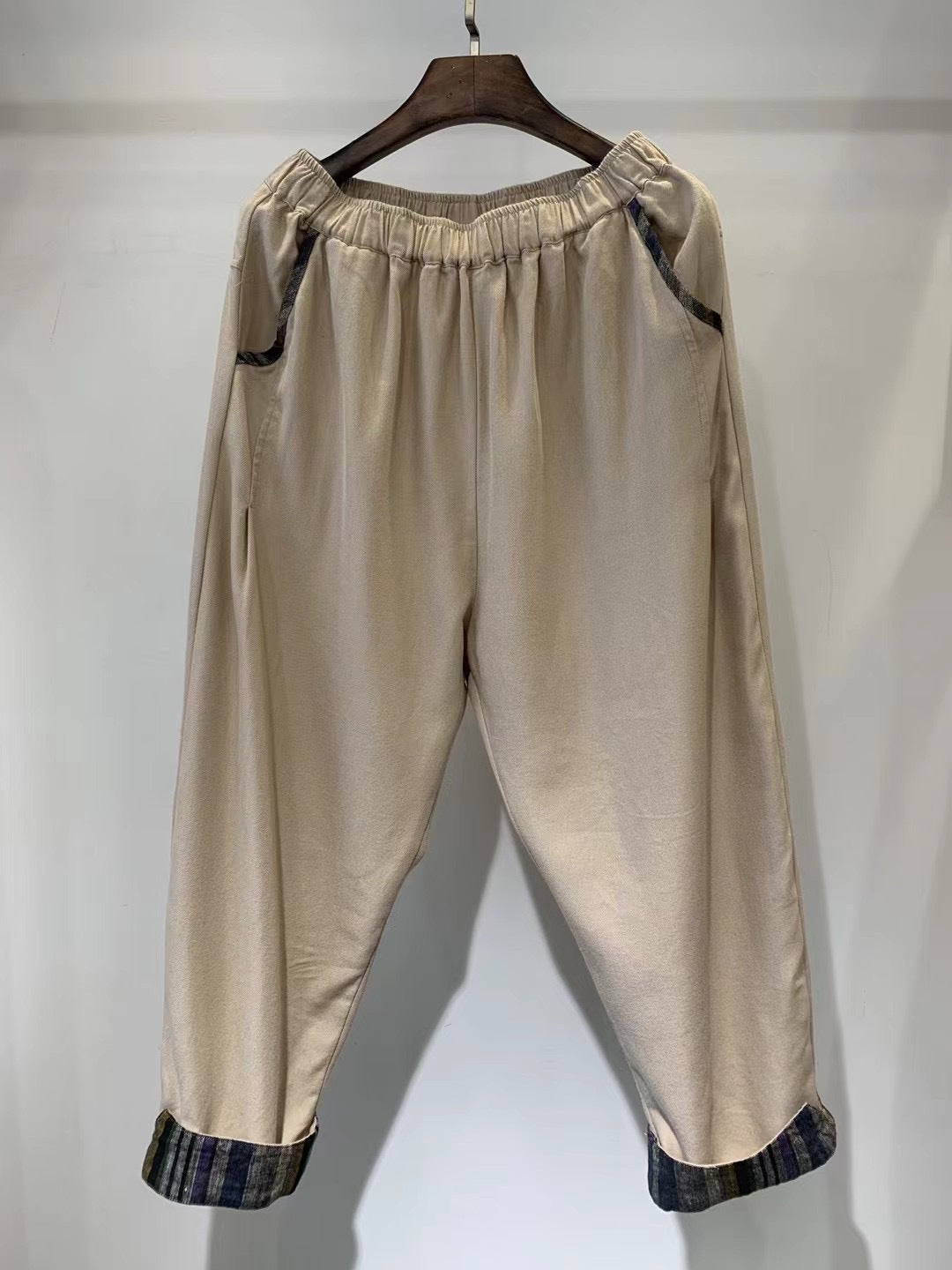Dame Casual Denim Harem-Bukser Stilla