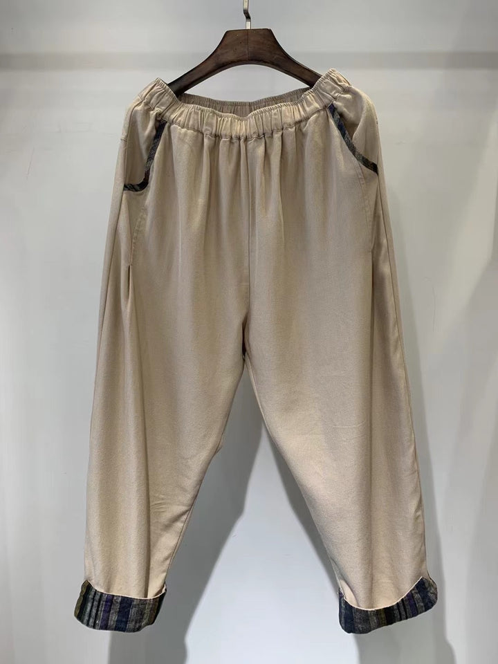 Dame Casual Denim Harem-Bukser Stilla
