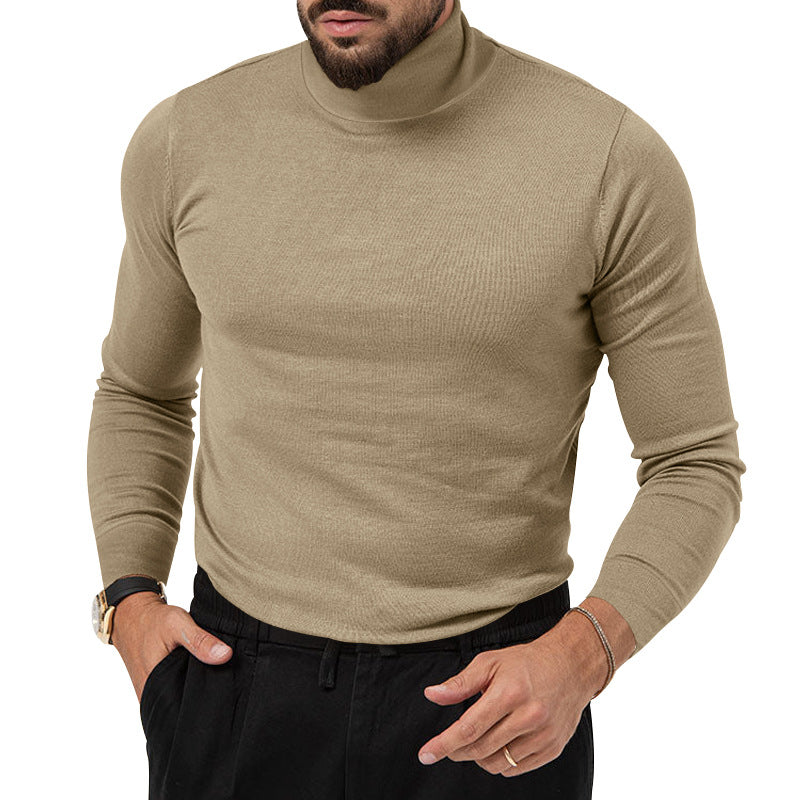 Herrer rullekrave sweater lavet af fint, åndbart uld med elegant snit Stilla