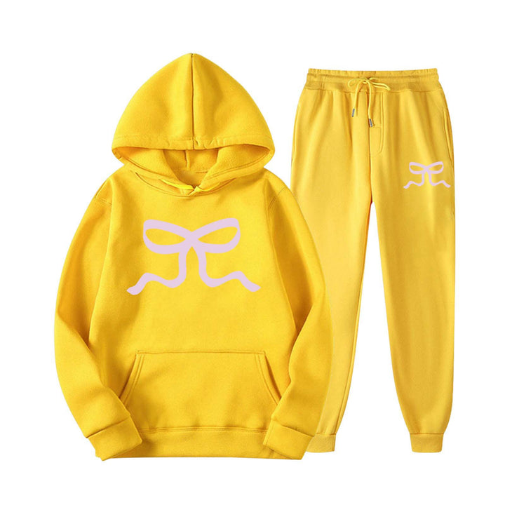 Kvinders casual hoodie og joggingbukser sæt Stilla