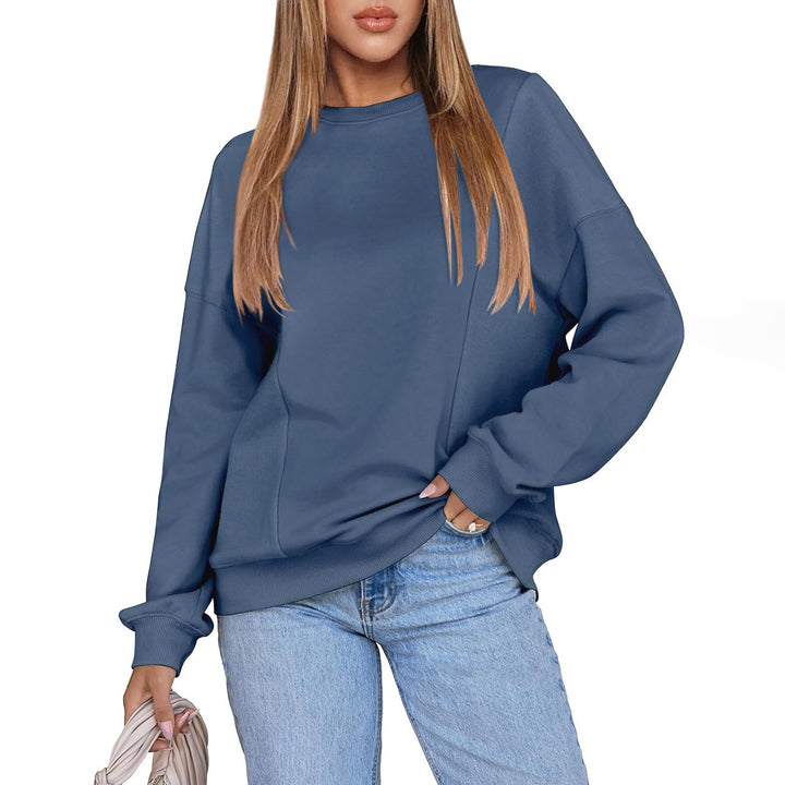 Dame afslappet oversized sweater med moderne snit og blødt foer Stilla