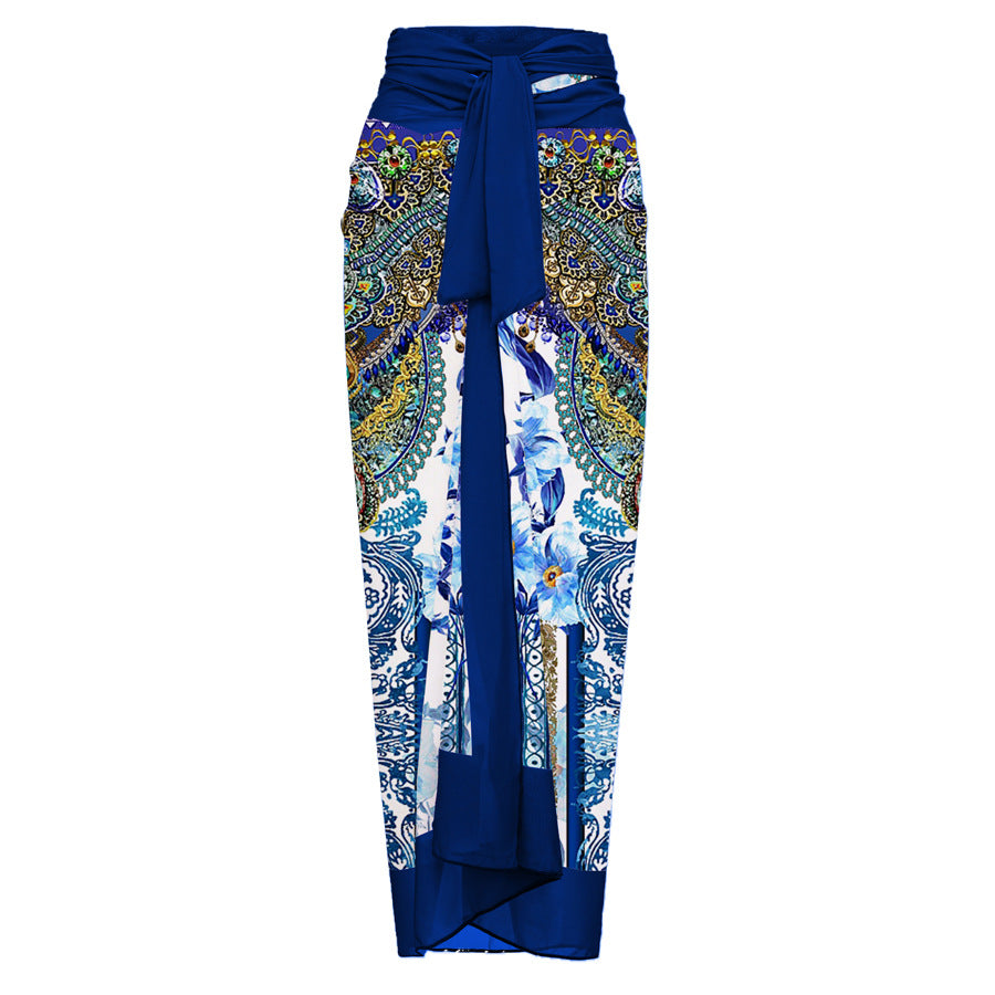 Dame En Del Badebukser med Unikt Blomsterdesign Skovae