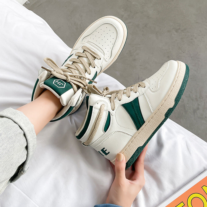 Dame High-Top Sneakers med åndbart overmateriale og dæmpende sål Stilla
