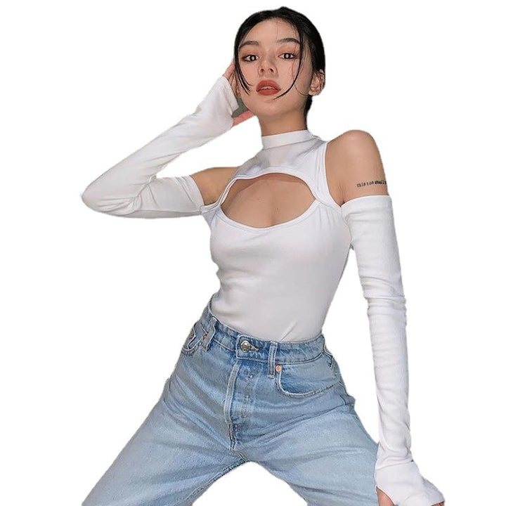 Dame Body med innovativt cut-out-design og lange ærmer Stilla