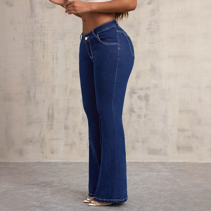 Dame Flared Høj Talje Jeans Stilla