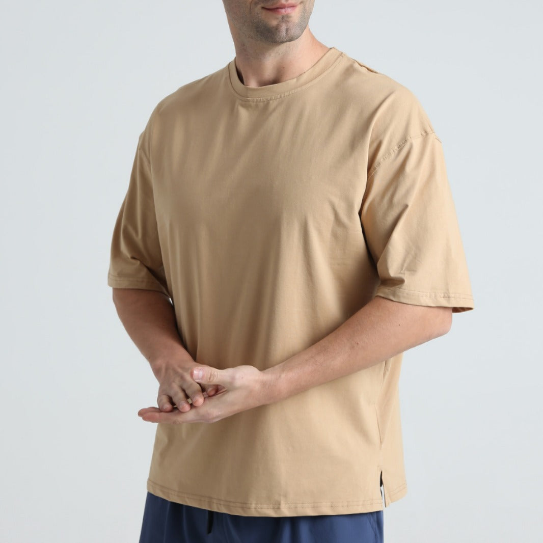 Herrer Behagelig Loose-Fit T-shirt lavet af kvalitetsbomuld Stilla