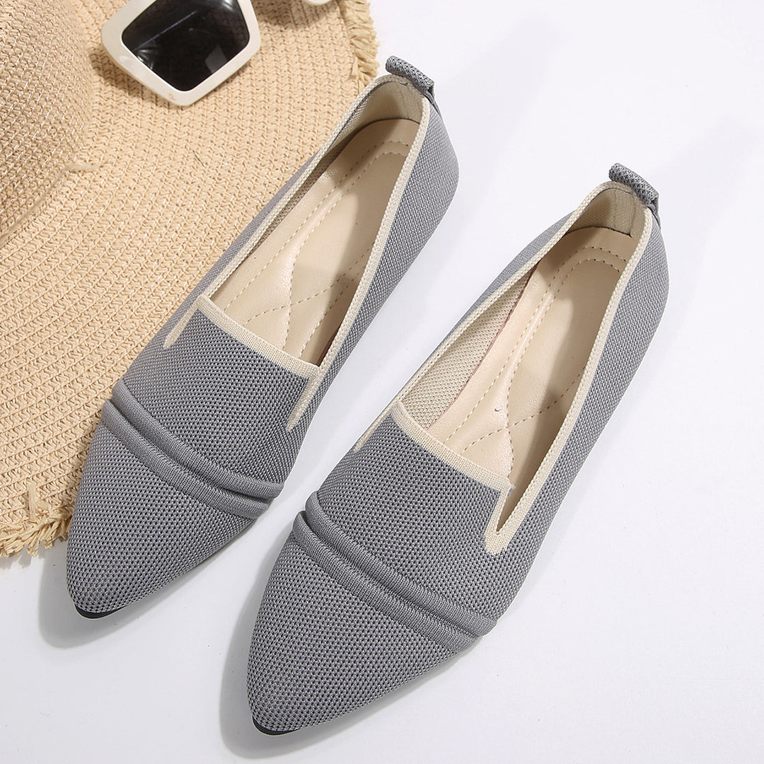 Dame Smarte Spidsede Slip-On Ballerinaer Stilla