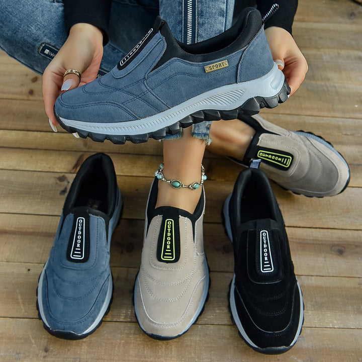 Dame Sporty Slip-On Sneakers med ergonomisk dæmpning Stilla