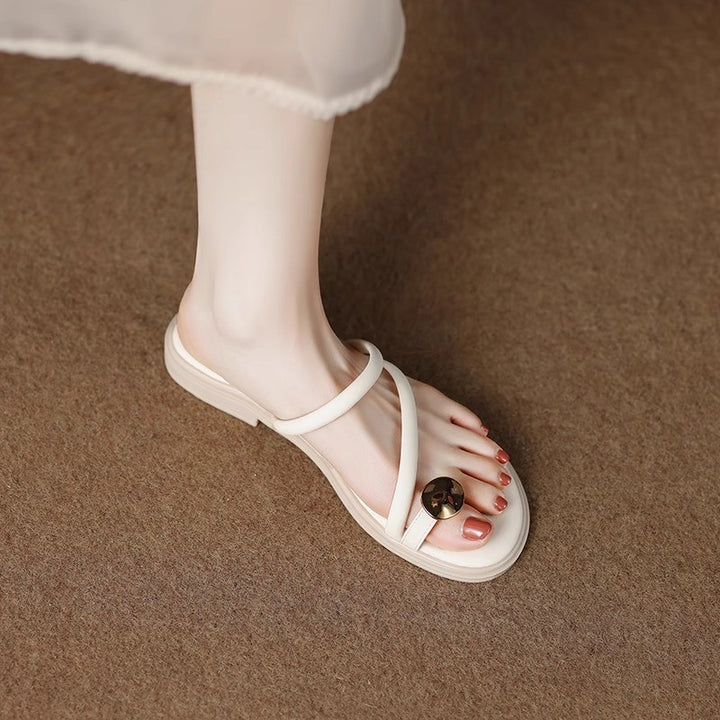 Dame Elegante Åbne Tå Sandaler med Smart Detalje Stilla