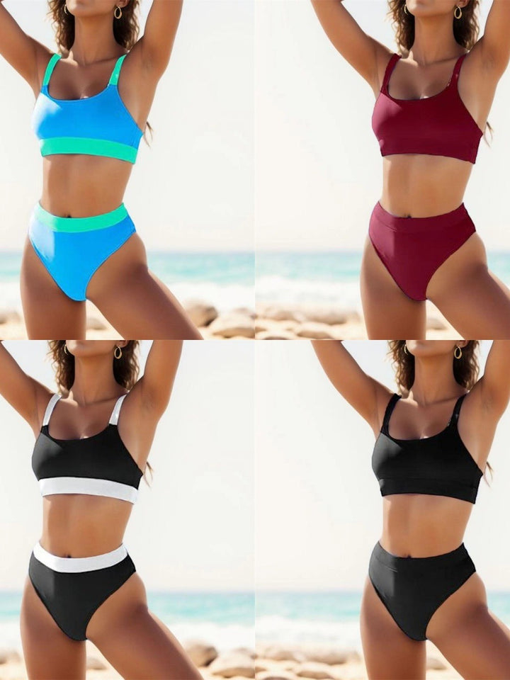 Femme To-Delt Sporty Badedragt Sæt Stilla