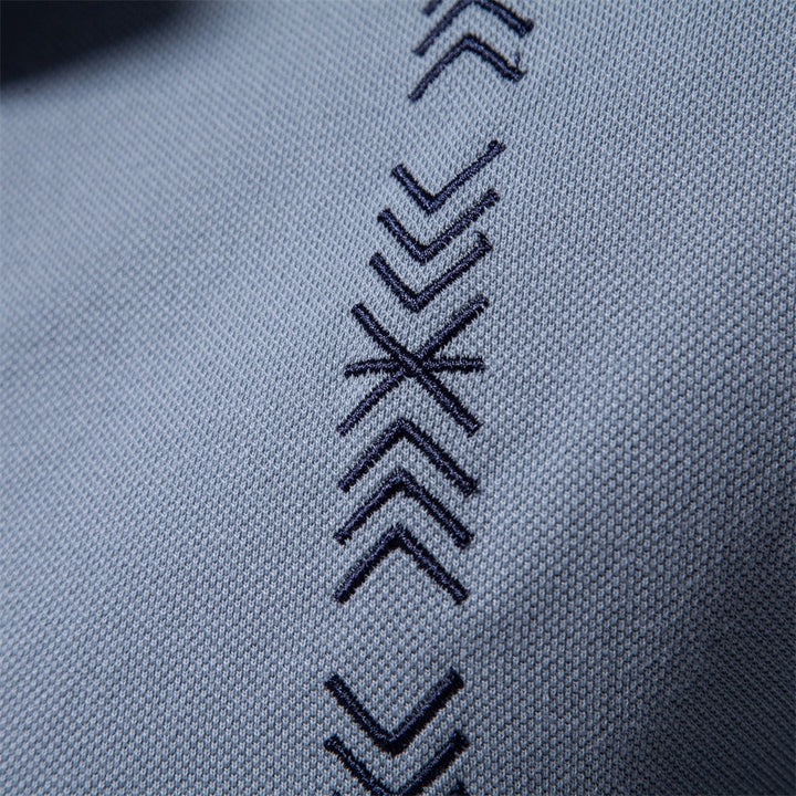 Herre Poloshirt med sportsligt designelement og moderigtigt krave Stilla