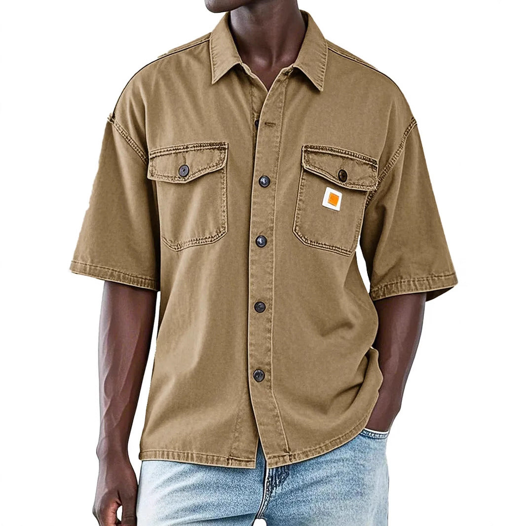 Herrer Kortærmet Utility-Shirt Stilla
