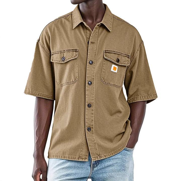 Herrer Kortærmet Utility-Shirt Stilla