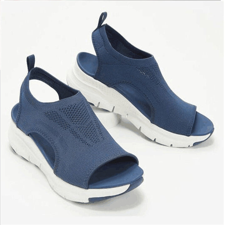 Dame Åndbare Slip-On Sandaler med ergonomisk Design og fleksibel Såle Stilla