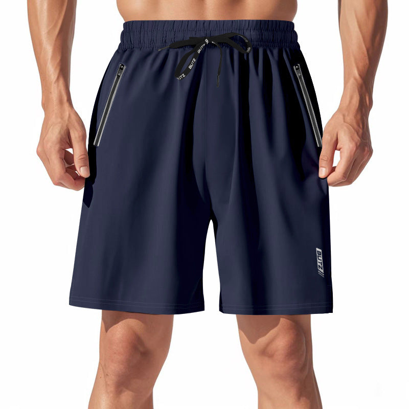 Herrer sporty badetights med fugtregulerende teknologi og praktiske lynlåslommer Stilla