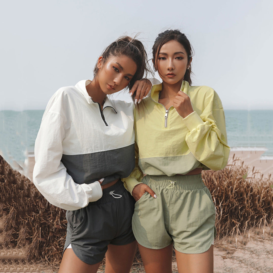 Stilla | Afslappet Kvinders Casual Top og Shorts Sæt