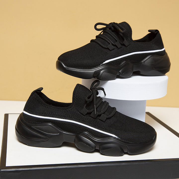 Dame åndbare sneakers med støddæmpende sål og elastisk overdel Stilla