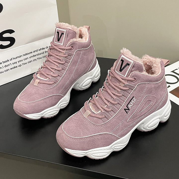Dame High-Top Sneakers med blødt foder og skridsikker sål Stilla