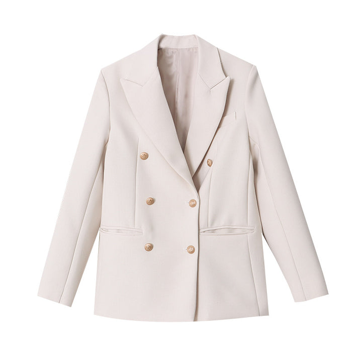 Kvinder klassisk dobbeltradet blazer Stilla
