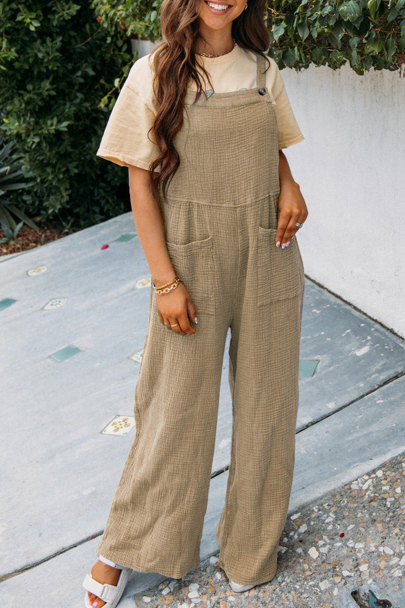Dame Casual Jumpsuit med lommer og justerbare stropper Stiila