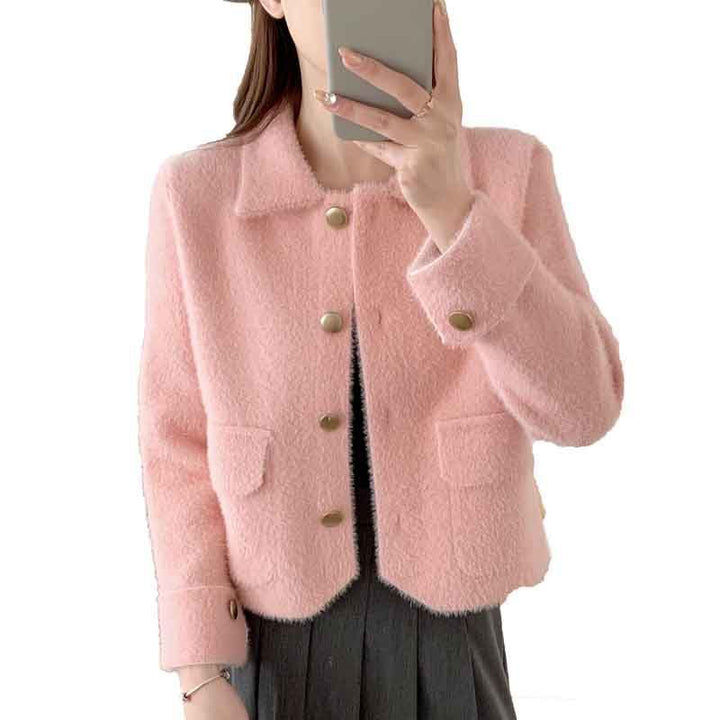 Damer elegant og hyggelig kort jakke Stilla
