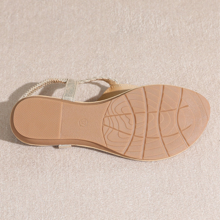 Dame Glitrende Sandaler med elegant Tå-deler Stilla