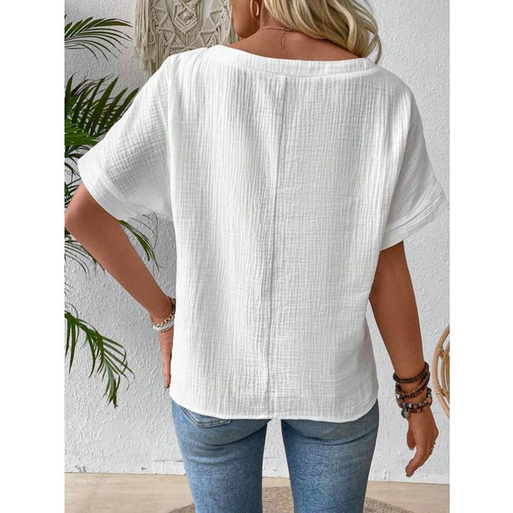 Dame afslappet perfekt Basic T-shirt Stilla