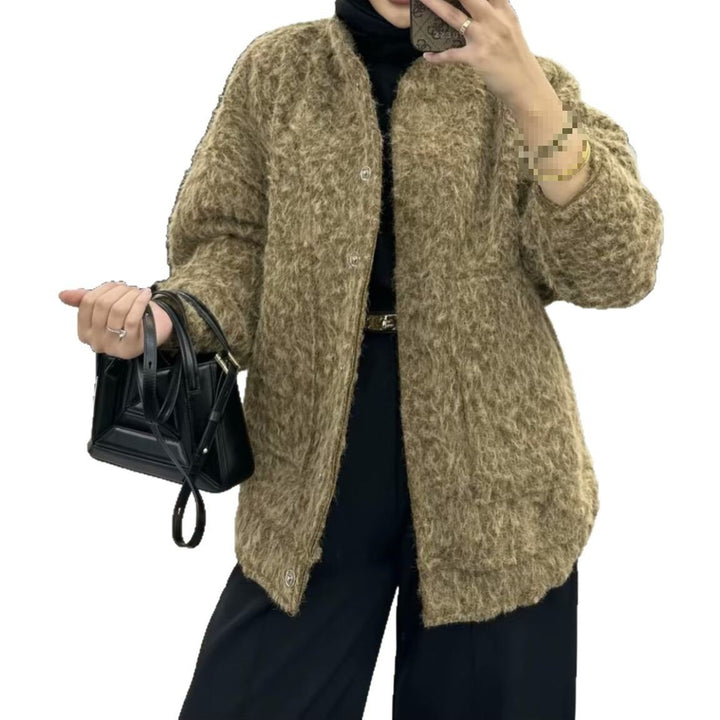 Femme Textured Oversized Cozy Jacket Stilla