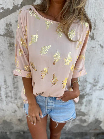 Dame Let bluse med pailletdetaljer Stilla
