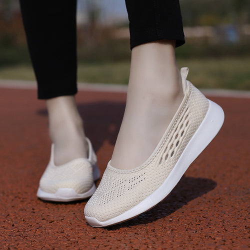 Femme Åndbare Mesh Slip-On Sneakers Stilla