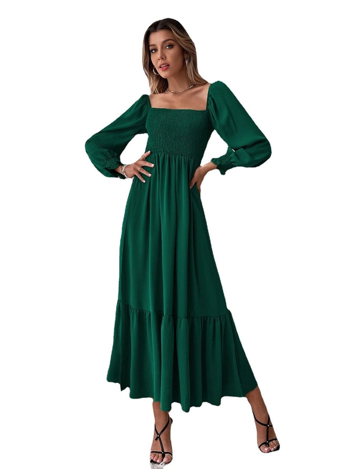 Stilla | Ruffles taske Slim Fit Elegant pendlerkjole