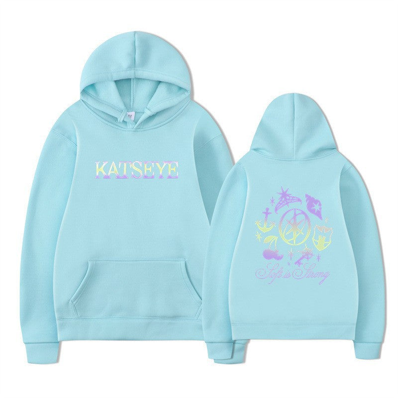 Dame Hoodie med Kreativ Grafisk Skovae