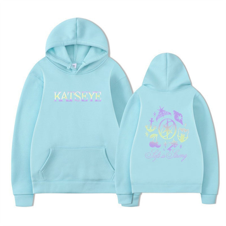 Dame Hoodie med Kreativ Grafisk Skovae